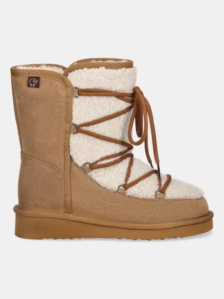 Замшевые сапоги Answear.lab коричневые