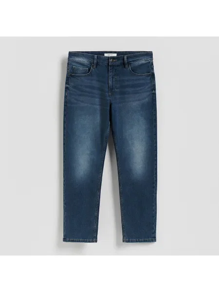 Reserved Egyenes szárú farmer indigo jeans