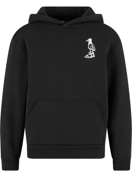 Mister Tee Bluză de molton The Seagull Sneakers negru alb