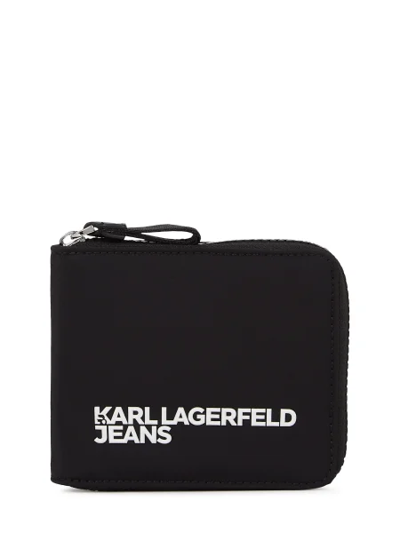 KARL LAGERFELD JEANS Denarnica / bela črna