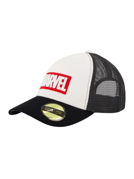 DISNEY Klobúk Marvel červená / čierna biela