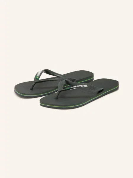 Sneakersy Havaianas z logo zielone