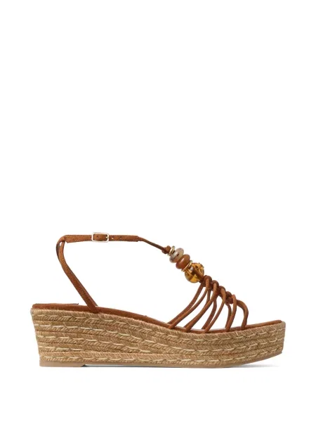 Sandale Jimmy Choo cu pană maro
