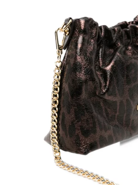 Geantă Marc Ellis cu imagine cu model leopard maro