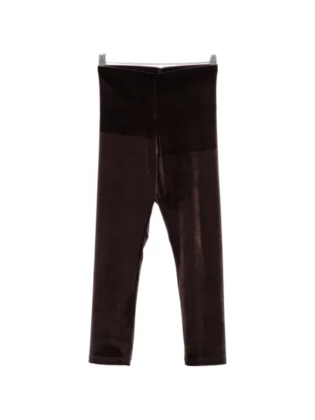 Decupat pantaloni The Andamane de catifea maro