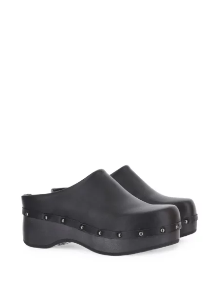 Papuci tip mules Scholl negru