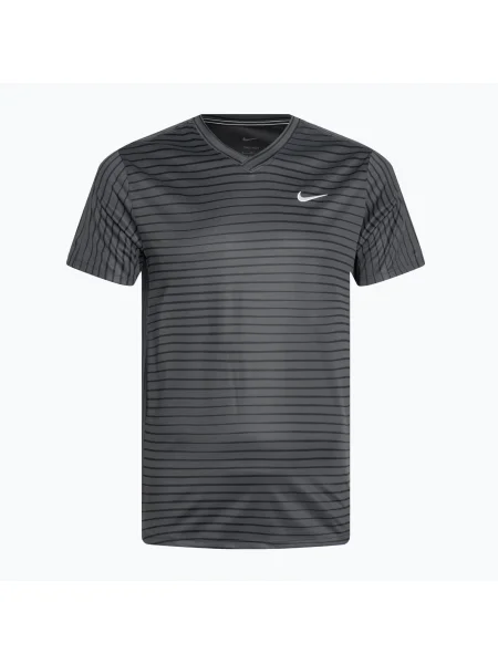 Мъжки Nike Court Dri-Fit Top Новинарска тениска антрацит/бяло бяло
