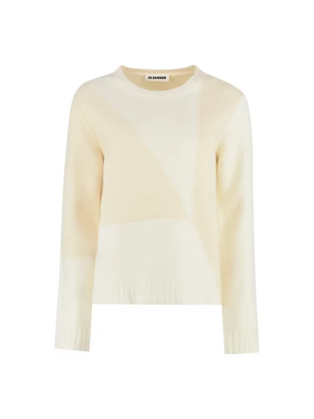 Sweter Jil Sander wełniany beżowy