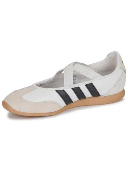 Pantofi cu toc Adidas din piele alb