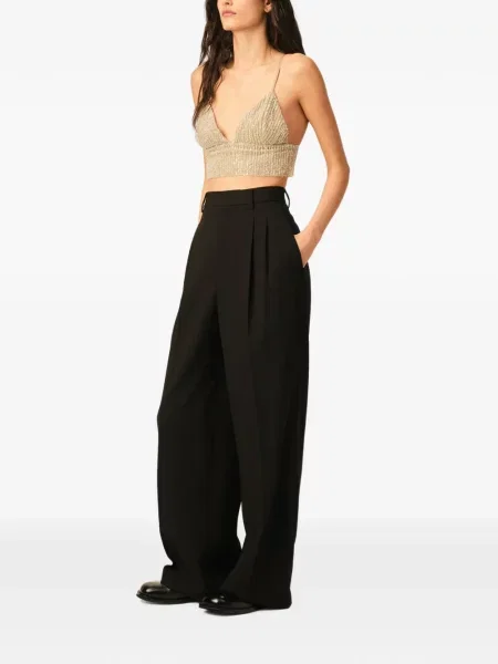 Decupat top Ami Paris cu broderie