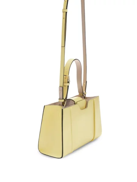 Geantă shopper Furla din piele galben