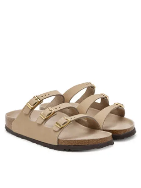 Pantofle Birkenstock béžové