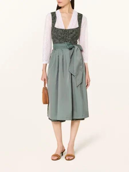 Cocovero Bluzka Dirndl Lene Z Koronki weiss biała