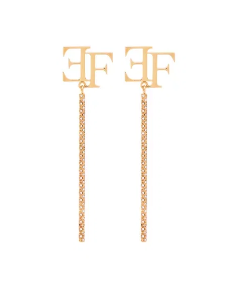 Elisabetta Franchi Σκουλαρίκια Χρυσό