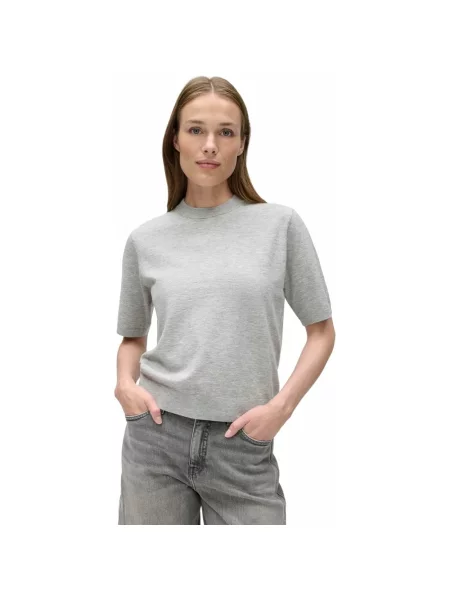 Sweter Opus wełniany szary