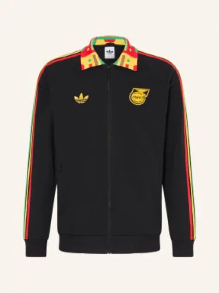 Adidas Mikina Jamaika X Bob Marley Anthem Auswärts / červená / žlutá černá