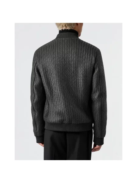 Kurtka skórzana Philipp Plein czarna