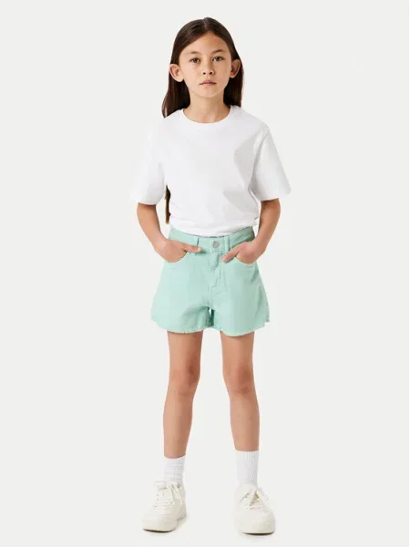 NAME IT Farmer rövidnadrág Rose Mom Fit kék
