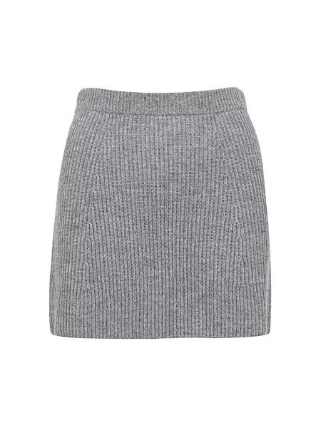 Spódnica Sportmax z kaszmiru szara