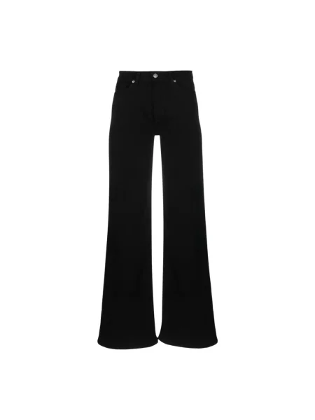 Szerokie jeansy 7 For All Mankind czarne