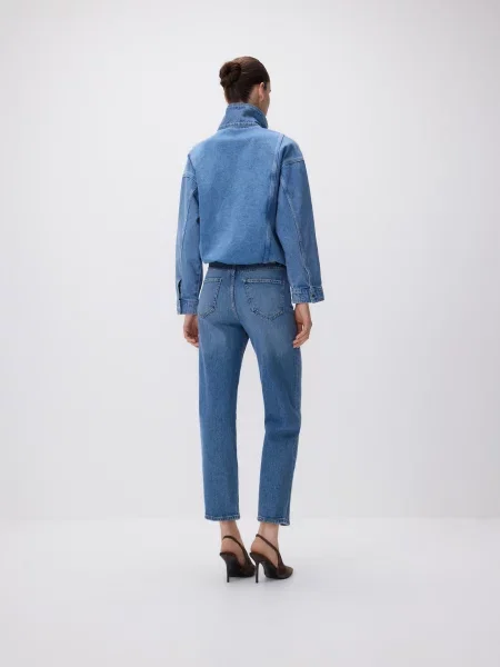 Reserved Джинси straight fit синій