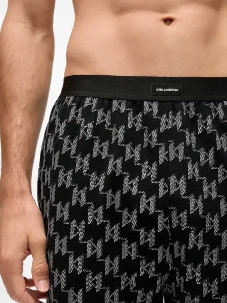 Pijamale Karl Lagerfeld negru