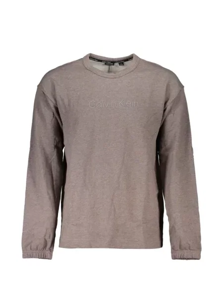 Hanorac Calvin Klein cu broderie maro