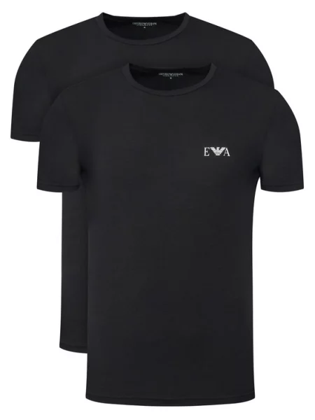 Emporio Armani Underwear Комплект футболок Fitted Fit чорний
