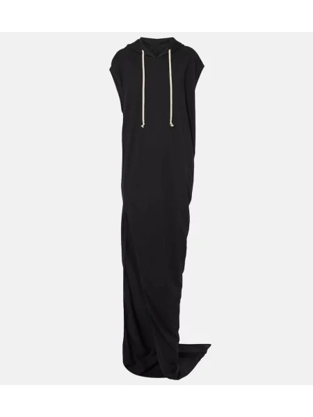 Maksi sukienka maxi Rick Owens garniturowa czarna