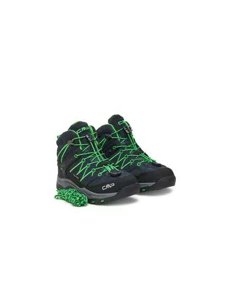 Turistiniai batai CMP Kids Rigel Mid Trekking Shoes Wp Tamsiai mėlyna