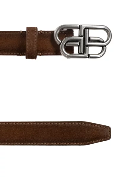 Bőr öves öv Balenciaga barna
