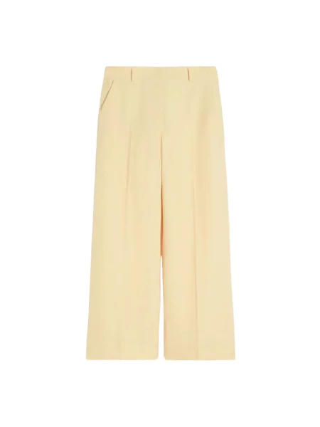 Spodnie Weekend Max Mara beżowe