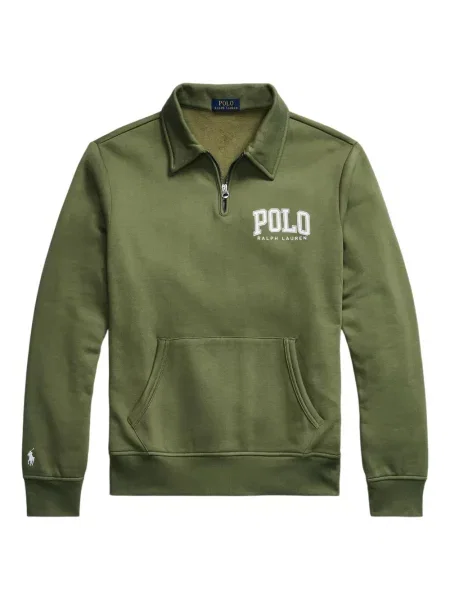 Pletene sportske kratke hlače Polo Ralph Lauren s printom bijela