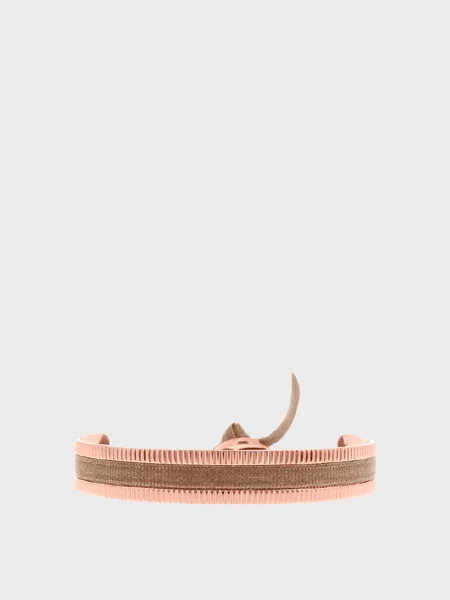 Браслет Les Interchangeables в полоску бежевый