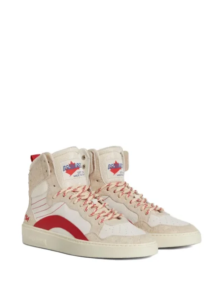 Sneakerși Dsquared2 cu șireturi din dantelă