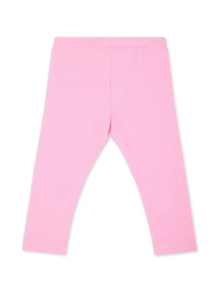 Legginsy dziecięce Moschino różowe