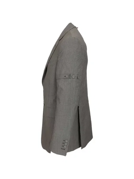 Sacou Thom Browne cu dungi gri