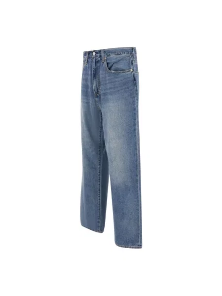 Szerokie jeansy Levi's niebieskie