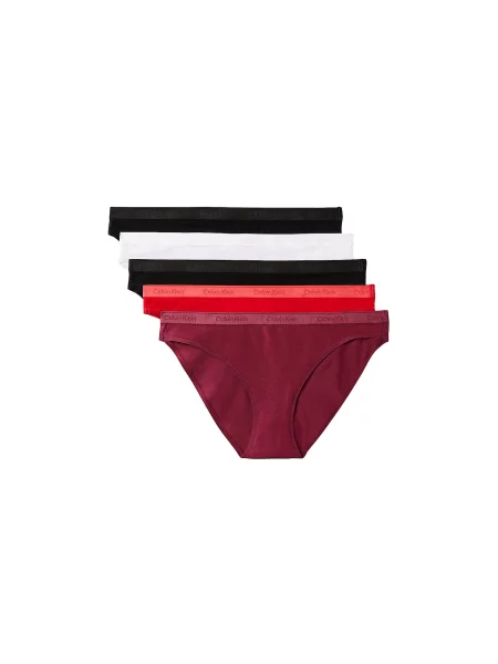 Calvin Klein Slip mov zmeură / roșu deschis / negru alb