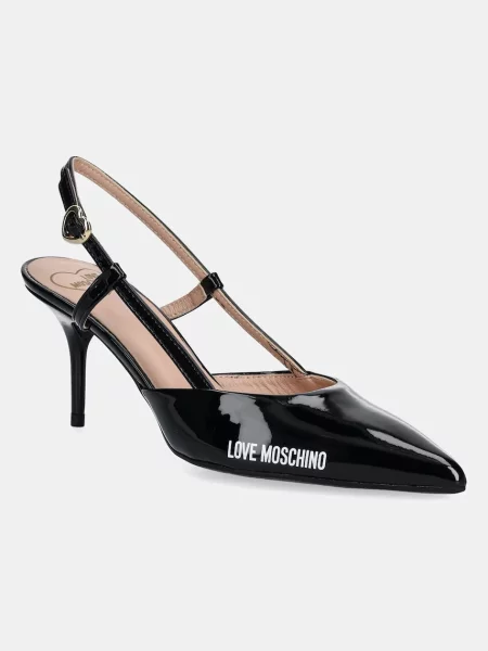 Обувки с тънък Love Moschino черно