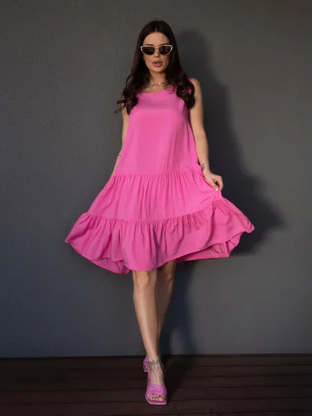 ISSA Plus Сукня міні рожевий
