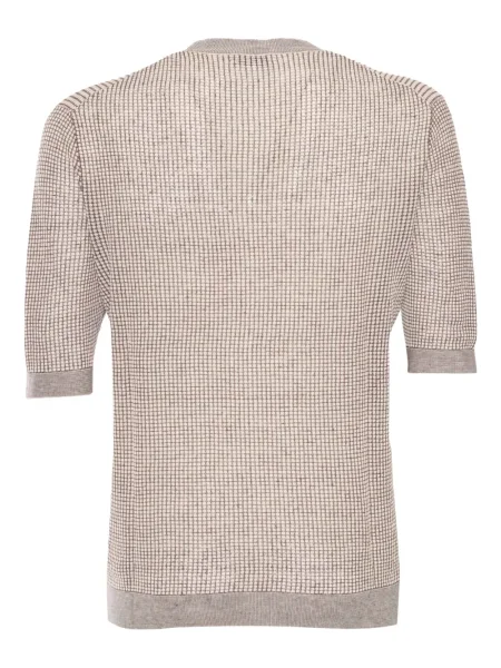 Tricou Ballantyne tricotate scurt