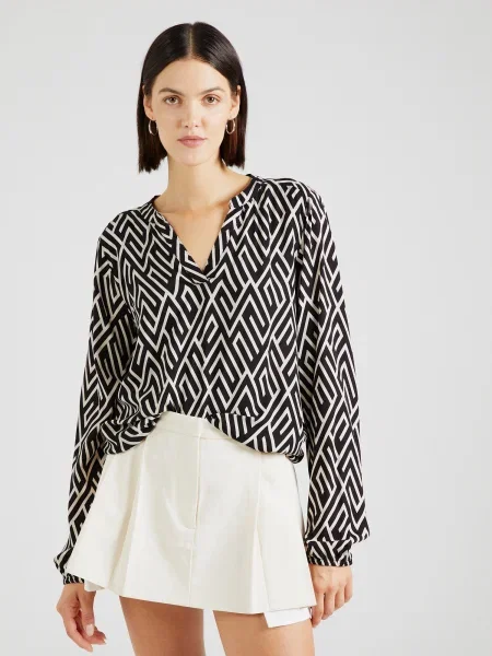 Blúzka Fashionhunters čierna