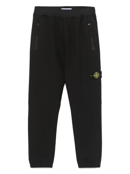 Spodnie dziecięce Stone Island czarne
