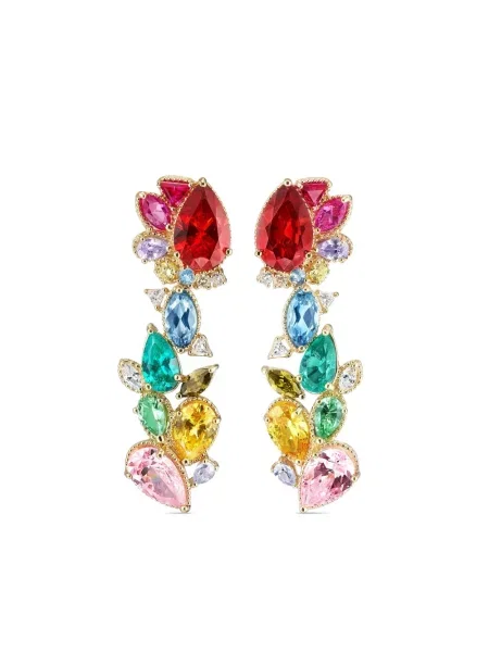 Обеци Anabela Chan камъни червено