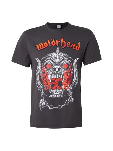 AMPLIFIED Tricou MOTORHEAD WARPIG FLAMES metalic / deschis / portocaliu închis / roși aprins gri