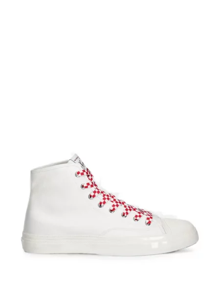 Sneakerși Kenzo în carouri alb