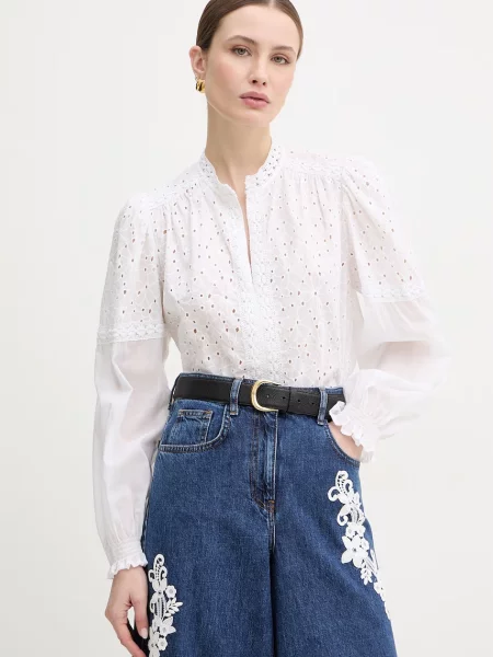 Twinset bluză din alb