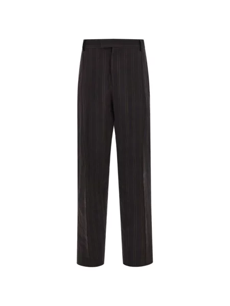 Pantaloni croiți Ferragamo maro