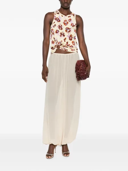 Top Rabanne cu model floral